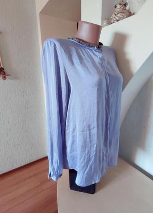 Блузка ніжного голубого кольору2 фото