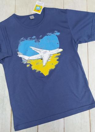 Патріотична футболка для дітей літак мрія2 фото