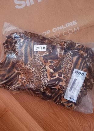 Шикарна сукня леопардовий принт9 фото