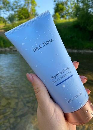 Зволожувальний кондиціонер для волосся hydrating dr. c.tuna, 200 мл