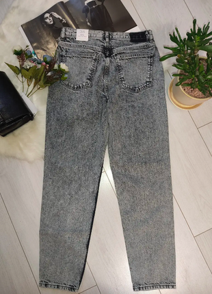 Джинси жіночі мом з високою посадкою mom jeans mango shop манго2 фото