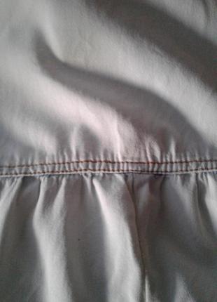 Жіноча джинсова сорочка блузка compliment s короткий рукав ліхтарик батал нюанс9 фото