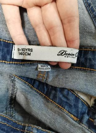 Детский джинсовый комбинезон для девочки denimco5 фото