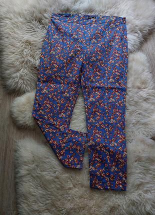 🌸🦋🌺 эффектные брючки цветы