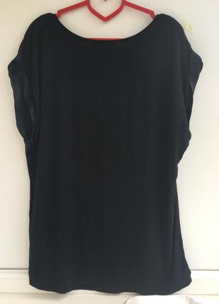 Комфортная шелковая футболка блуза натуральный шёлк, вискоза2 фото