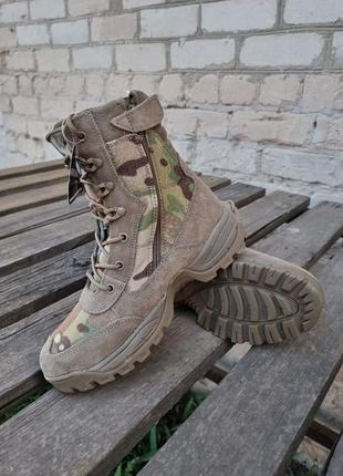 Черевики mil - tec, teesar tactical boots - ykk zipper mil - tec - multicam3 фото