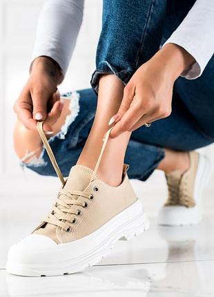 Кеди на платформі. 26 - 26,2 см устілка