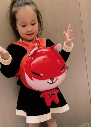 Классный детский рюкзак для дошкольников лисичка4 фото