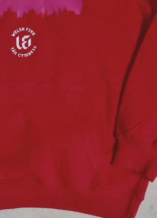 Комплект футболка і худі з начосом червоні розмір м4 фото