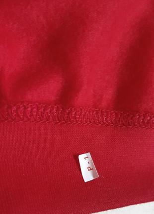 Комплект футболка і худі з начосом червоні розмір м6 фото