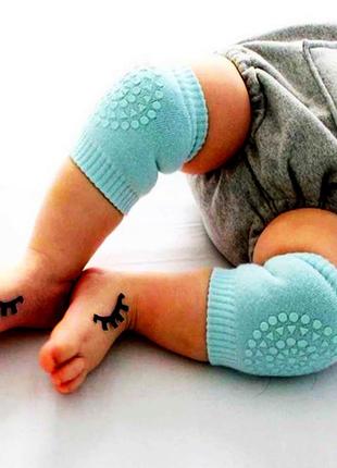 Наколінники антиковзкі дитячі children thicken knee protector blue