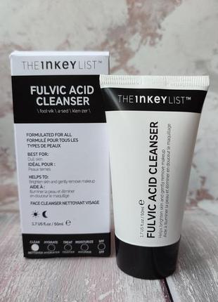 Гель для вмивання обличчя the inkey list fulvic acid cleanser1 фото