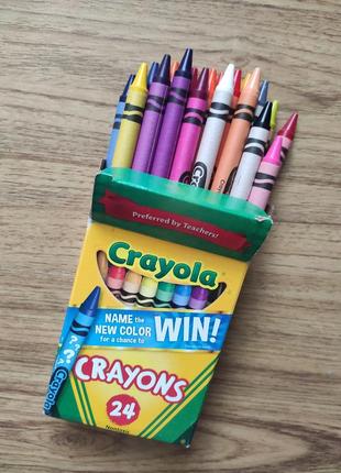 Дитячі олівці набір 24шт. crayola usa