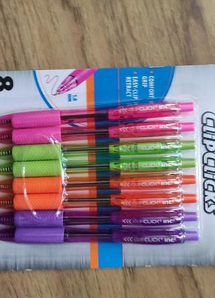 Кольорові ручки набір 8шт. різні