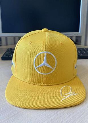 Кепка snapback mercedes-benz мерседес  желтая2 фото