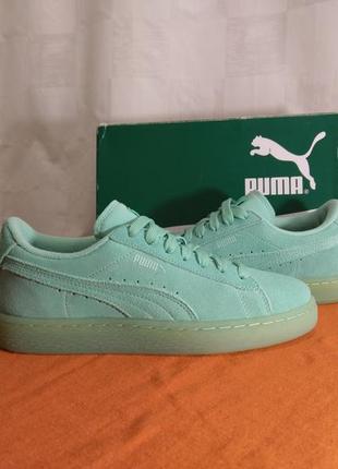 Puma suede. оригінал. ексклюзивні жіночі кросівки.10 фото