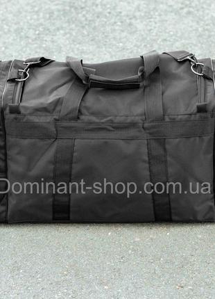 Спортивная мужская дорожная сумка everlast fat big черная тканевая для поездок на 60 литров8 фото