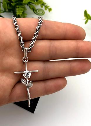 Крест з розой