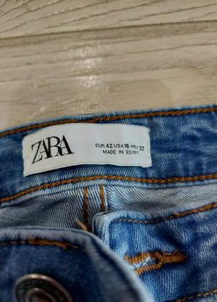 Джинсы  zara синий деним 46-482 фото