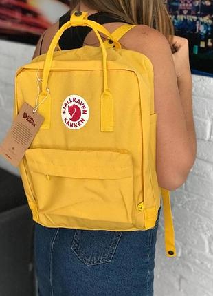 Рюкзак fjallraven kanken жёлтый