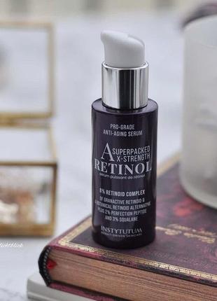 Pro-grade anti-aging x-strength retinol serum instytutum концентрований антиейдж-серум з ретиноїдом 30 мл