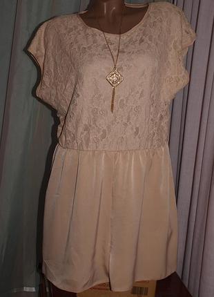 Ніжний ромпер ( хл виміри) з гиппюровым верхи, чудово виглядає