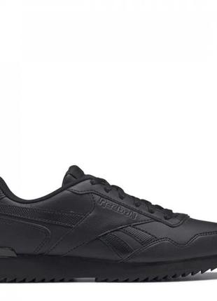 Кросівки reebok royal glide ripple clip trainers triple black2 фото