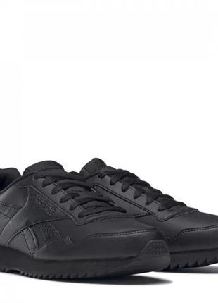 Кросівки reebok royal glide ripple clip trainers triple black3 фото