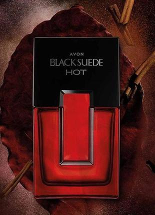 Туалетна вода avon для чоловіків black suede hot1 фото