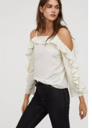 Блузка , волан, жатка