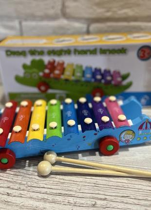 Ксилофон-каталка дитячий