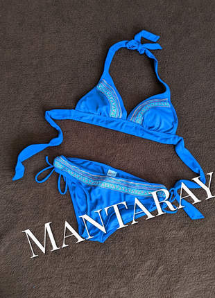 Mantaray. купальник с вышивкой р 8-10