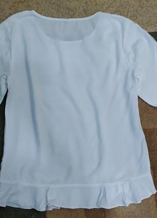 Белая біла рубашка блуза блузка недорого купить нарядная8 фото