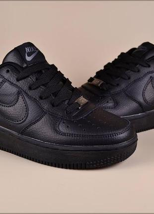 Кроссовки air force 1 black5 фото