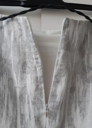 Льняная юбка с поясом gardeur7 фото