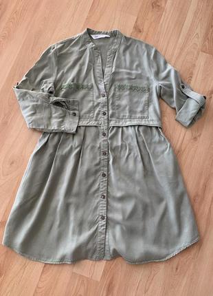 Платье zara denim p - 36/38 6