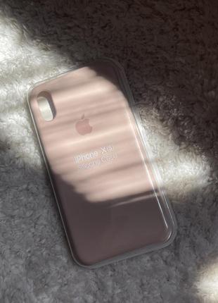 Оригінальний силіконовий чохол для iphone x/xs. silicone case iphone x/xs.1 фото