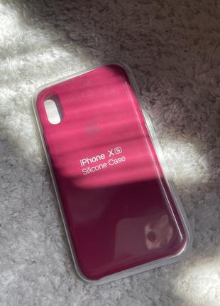 Оригінальний силіконовий чохол для iphone x/xs. silicone case iphone x/xs.2 фото