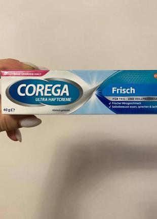 Фіксуючий крем для зубних протезів corega frisch, 40 г