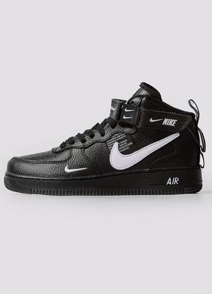 Чоловічі кросівки nike air force 1 high black white