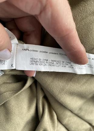 Красивое платье 👘 хаки 7