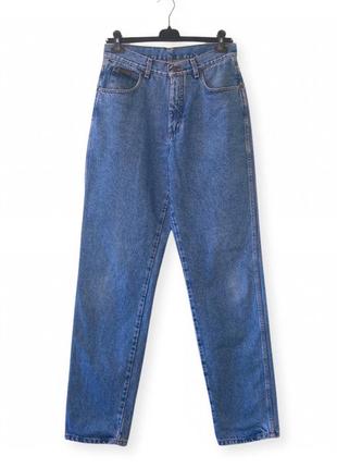 Винтажные джинсы wrangler ohio tapered fit высокая посадка stonewashed denim mom мом бойфренды w30 w31 l34 levis lee 30x34 31x34