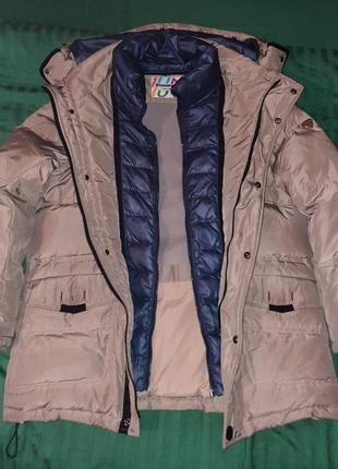 Куртка зимова, пуховик 152-160 см.