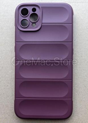 Защитный soft touch чехол для iphone 11 pro max (фиолетовый/purple)2 фото