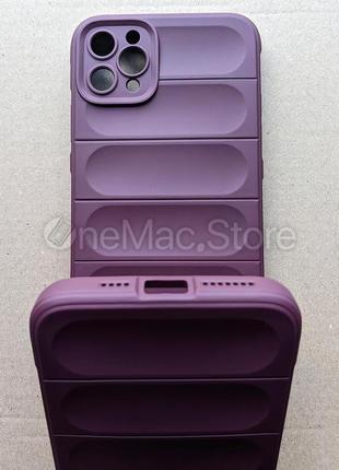 Защитный soft touch чехол для iphone 11 pro max (фиолетовый/purple)5 фото