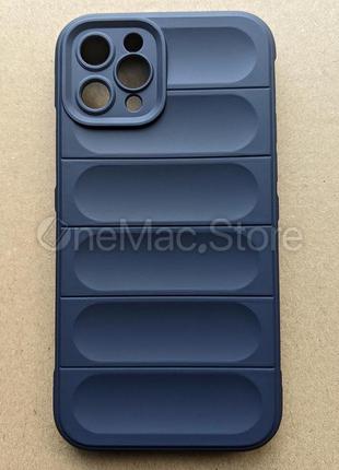Защитный soft touch чехол для iphone 11 pro (темно-синий/navy blue)2 фото