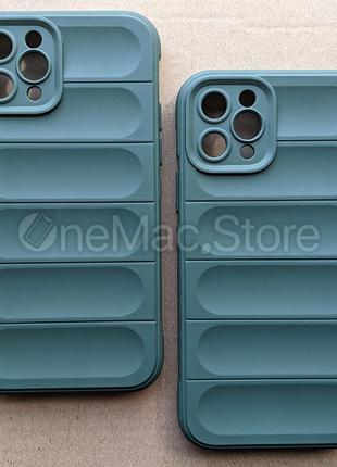 Защитный soft touch чехол для iphone 11 pro (темно-зеленый/dark green)1 фото
