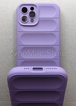 Защитный soft touch чехол для iphone 11 pro (бледно-фиолетовый/soft violet)5 фото