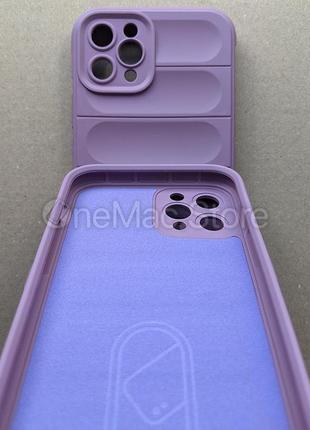 Защитный soft touch чехол для iphone 11 pro (бледно-фиолетовый/soft violet)4 фото