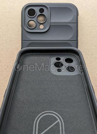 Защитный soft touch чехол для iphone 11 pro (черный/black)4 фото